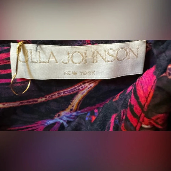 Ulla Johnson Caprice Floral Cold Shoulder Long Slv Cotton Dress (new) - Picture 6 of 9